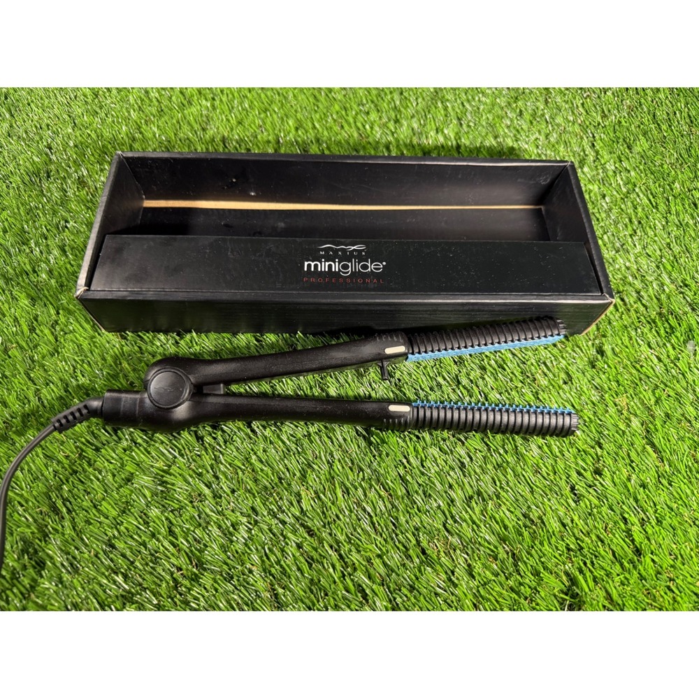 Maxius MiniGlide Professional Hair Straightener Detangling Pins Swivel Cord